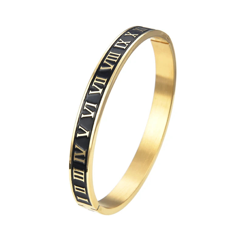 Stylish Stainless Steel Romanesque Bracelet - Men & Women