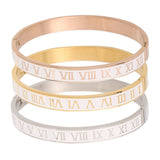 Stylish Stainless Steel Romanesque Bracelet - Men & Women