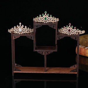 Moroccan Crystal Crown for Women's Birthday Party Wedding