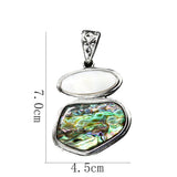 Natural Mother-of-pearl Shell Pendant Abalone Shell Jewelry