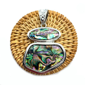 Natural Mother-of-pearl Shell Pendant Abalone Shell Jewelry