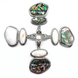 Natural Mother-of-pearl Shell Pendant Abalone Shell Jewelry