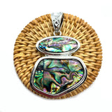 Natural Mother-of-pearl Shell Pendant Abalone Shell Jewelry