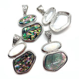 Natural Mother-of-pearl Shell Pendant Abalone Shell Jewelry