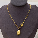 Openwork Starry Stone Necklace Mix And Match Jewelry