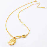 Openwork Starry Stone Necklace Mix And Match Jewelry