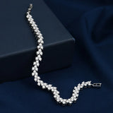 Exaggerated Roman Bracelet with Flash Diamond for Girls Hand