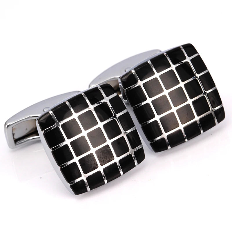 Stainless Steel Cufflinks Wedding Suit Web Cufflink