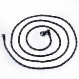 Stainless Steel Rope Chain Necklace Wave Design
