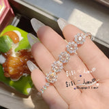 Vintage Zircon Bracelet Women's Wedding Jewelry Party Accessories