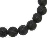 Wolf Head Bracelet Beaded Stone Bracelet for Men
