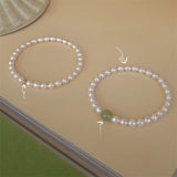 Women's Hotan Jade Pearl Bracelet for Banquet