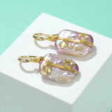 Women's Zircon Pearl Earrings Natural Oversized Pearls Stud Earrings