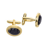 French Shirt Oval Cufflinks High-end Suit Cuffs Sleeve Studs