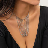 Minimalist Bohemian Tassel Necklace for Women