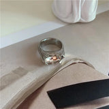 Geometric Diamond Ring Set - Fashionable Cold Wind Poison Corrode