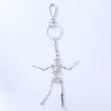 Antique Metal Skull Pendant Keychain Car Keychain