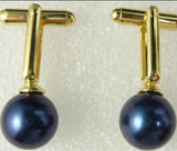 Elegant 12mm Shell Pearl Cufflinks