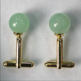 Metal Plated 12mm Dongling Stone Cuffs