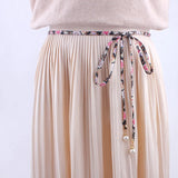 Fashionable Waist Belt Woman Adornment Chain Pearl Tassel Flower