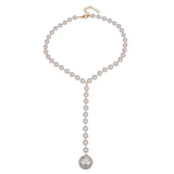 Japanese Style Pearl Necklace Small Fresh Goddess Clavicle Chain