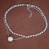 Japanese Style Pearl Necklace Small Fresh Goddess Clavicle Chain
