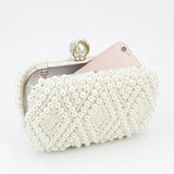 Pearl Banquet Bag Small Square Handbag