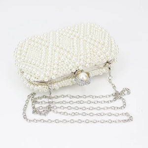 Pearl Banquet Bag Small Square Handbag