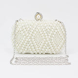 Pearl Banquet Bag Small Square Handbag
