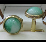 Stylish 14mm Round Hanyu Cufflinks in Silver Plated