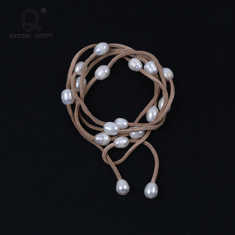 9-10mm Freshwater Pearl Necklace for Stylish Girls