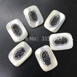 Square Shell Beads Exaggerated Multi-Purpose Beads