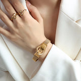 Titanium Steel Magnetic Bracelet for Women