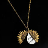 Sunflower Pendant Necklace, Women's Fashion Jewellery