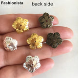 40pcs Multi-layer Lotus Flower Bead Caps, DIY Jewelry Findings