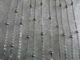10m Stainless Steel Women Bead Link Chain DIY Necklace