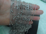 10m Stainless Steel Women Bead Link Chain DIY Necklace