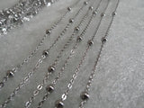 10m Stainless Steel Women Bead Link Chain DIY Necklace