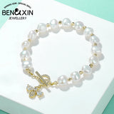 Freshwater Pearl Zircon Bracelet for Women