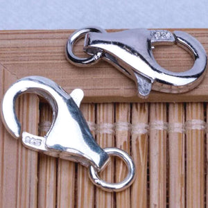 925 Stamped Silver Jewelry Findings Accessories Lobster Clasp Jump Ring Charms