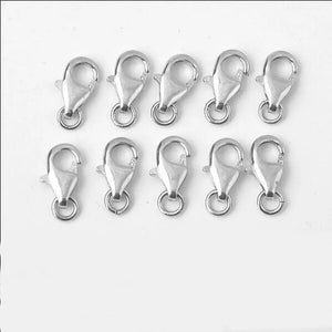 925 Stamped Silver Jewelry Findings Accessories Lobster Clasp Jump Ring Charms
