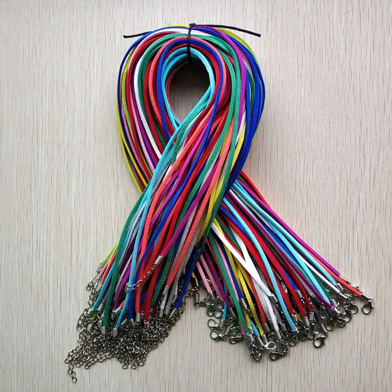 3mm Korea Velvet Cord Necklace Rope Chain 100pcs/lot