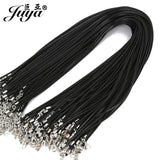 100PCS Leather Cord Chains 1.5mm Rope Necklace DIY Jewelry Accessories