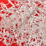 400PCS 925 Sterling Silver Hooks Earrings DIY Jewelry Findings 15mm