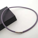 Silicone Negative Ions Necklace Stainless Steel Buckle