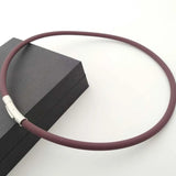 Silicone Negative Ions Necklace Stainless Steel Buckle