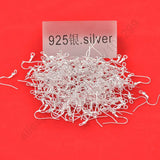 400PCS Lot 925 Sterling Silver Earring Hooks Ball Ear Wire