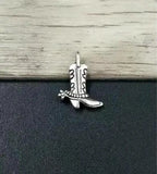 50pcs Mixed Cowboy Boot & Hat Charms Pendants Jewelry Accessories