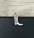 50pcs Mixed Cowboy Boot & Hat Charms Pendants Jewelry Accessories