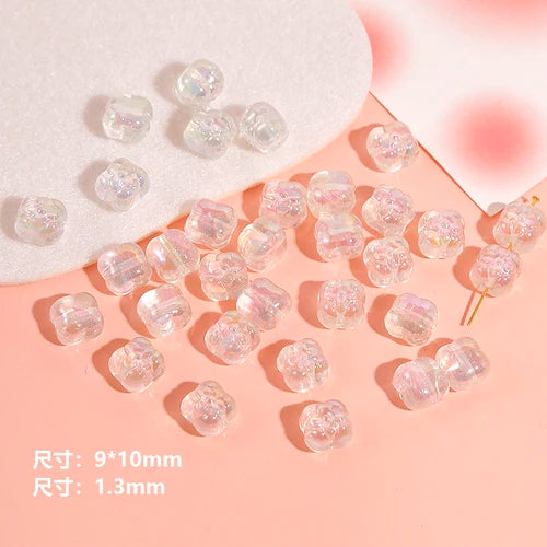 Persimmon Resin Beads DIY Jewelry Set